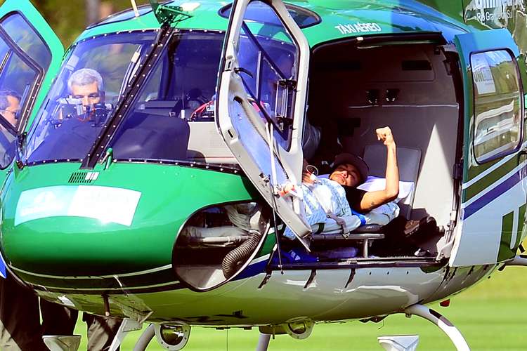 Neymar quitte l’équipe du Brésil en hélicoptère