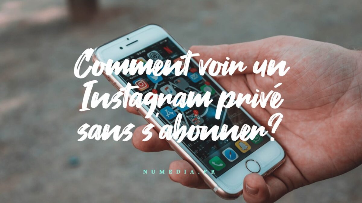 Voir un Instagram privé sans s