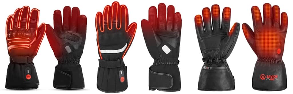 gants de moto chauffants