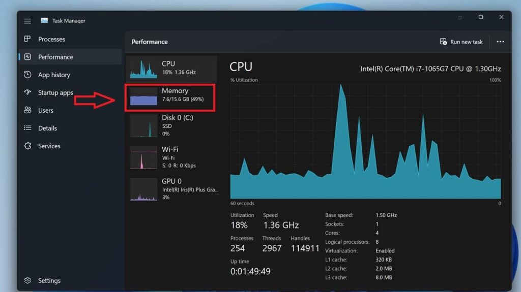 windows-11-gestionnaire-de-taches-performances-mémoires (1)