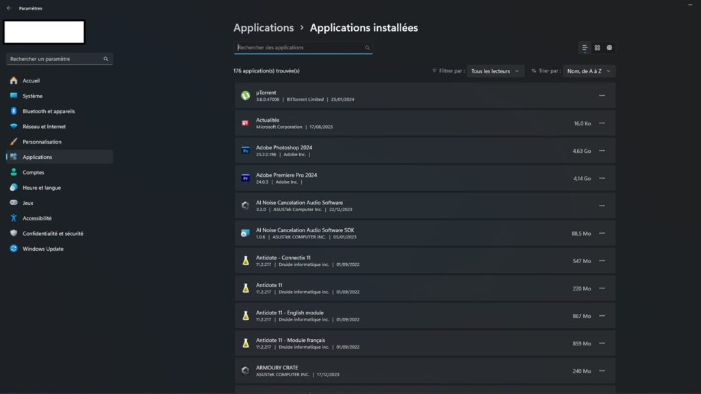désinstaller-les-programmes-windows-paramètres