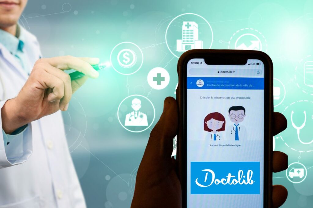 Un patient s'identifie sur la plateforme Doctolib en cherchant à éviter les charlatans de la santé qui s'y infiltrent. 