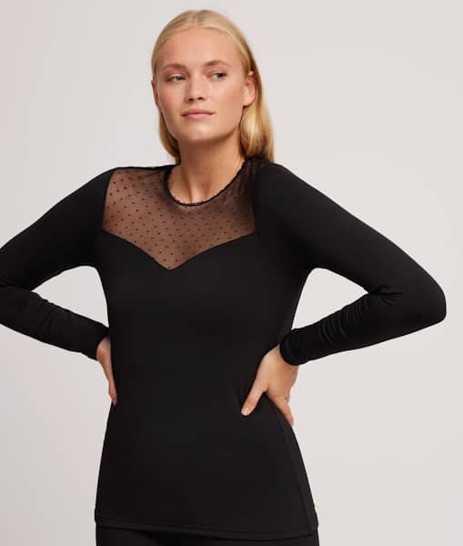 t-shirt thermique manches longues femme
