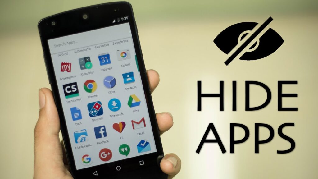 cacher-une-application-sur-Android-paramètre
