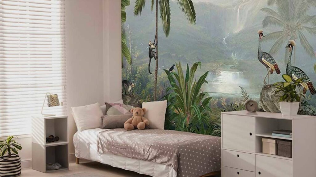 chambre jungle enfant