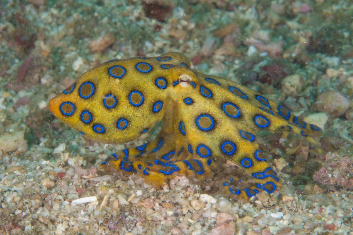 Le poulpe à anneaux bleus 