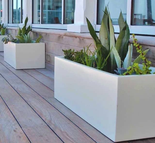 jardinière rectangulaire
