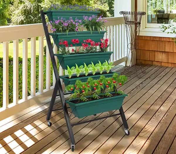 jardinière sur pied