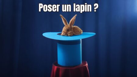 poser un lapin expression