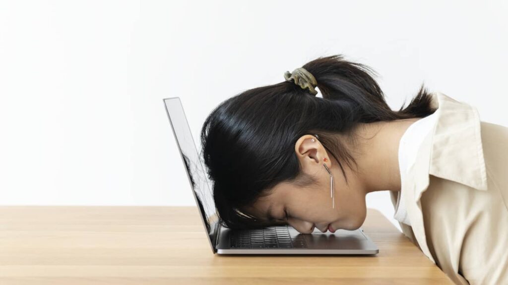 femme fatiguée