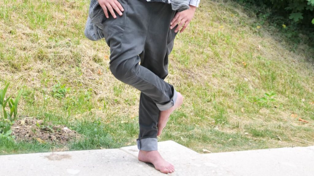 posture personnalite pied