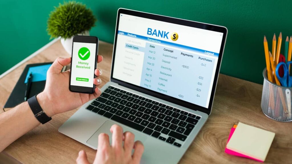 banque en ligne services financiers