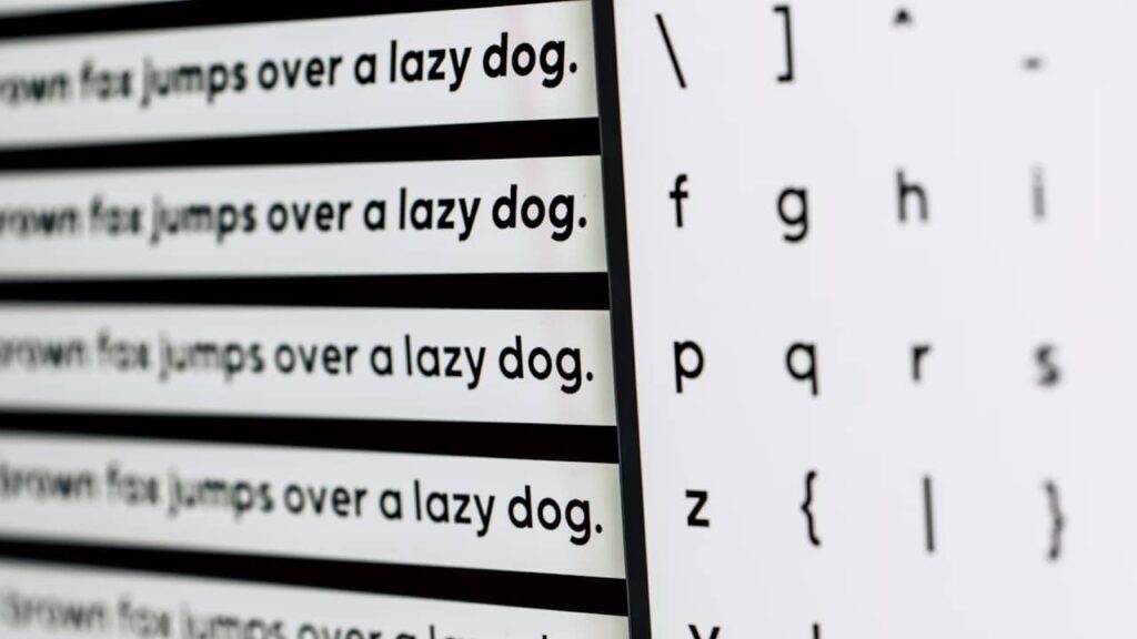 polices fonts