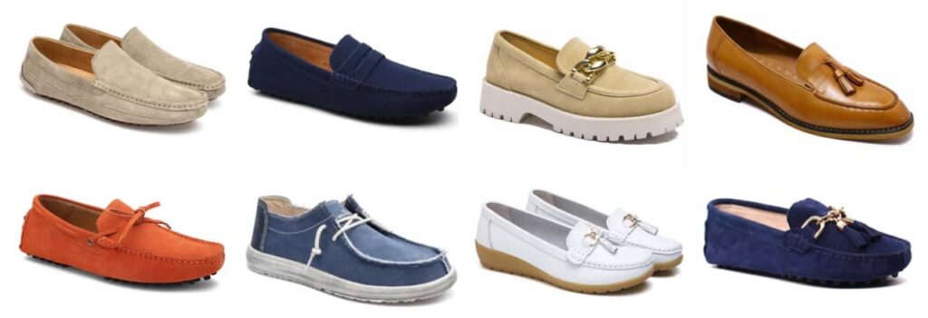 styles de mocassins pour l'été