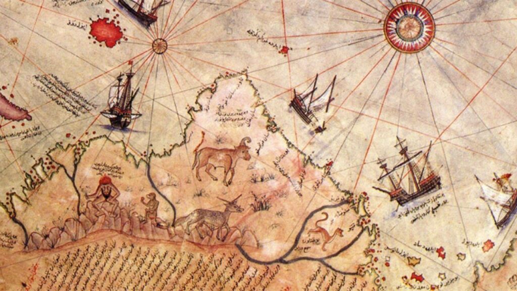 carte Piri Reis antarctique