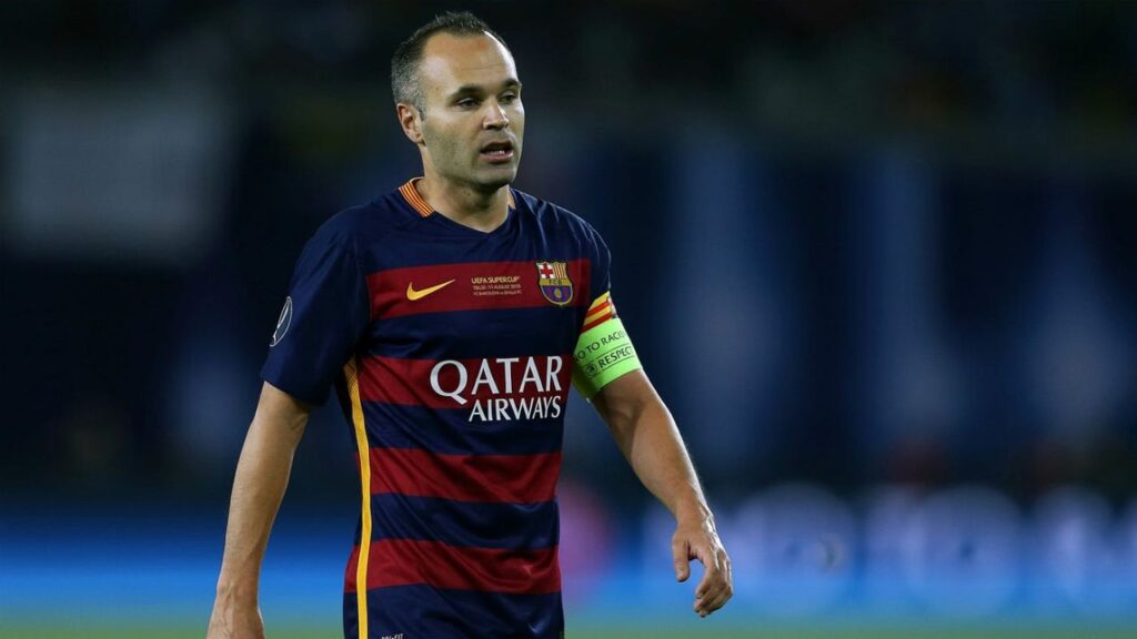 Andrés Iniesta légendes du sport football