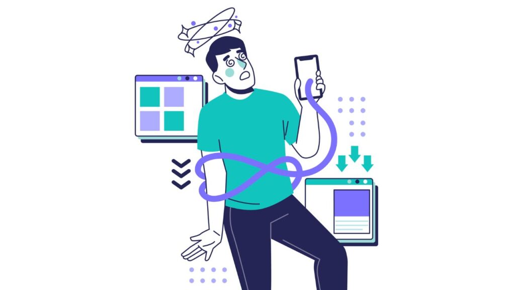 Nomophobie-collé-smartphone