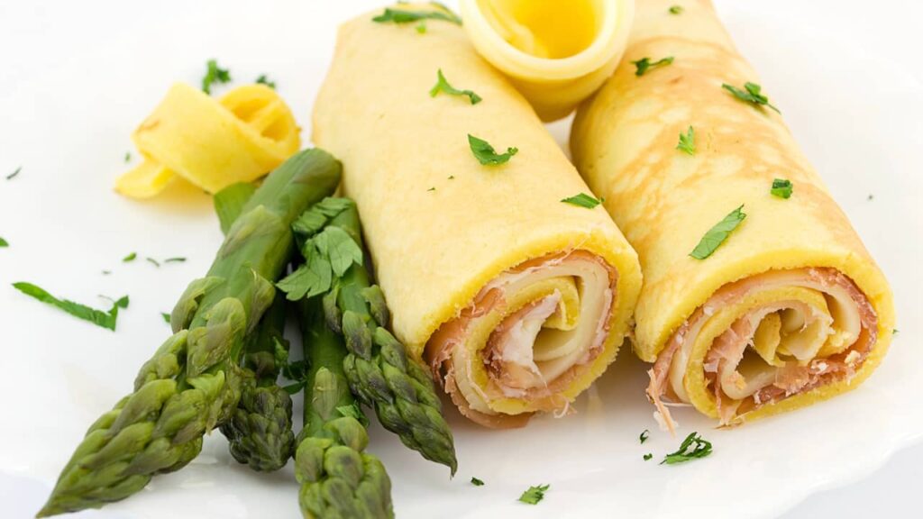 crepes salees jambon fromage
