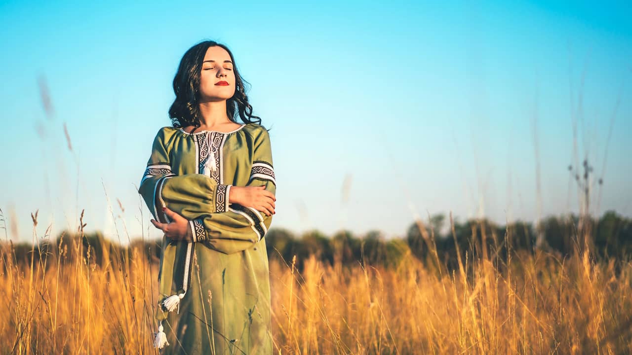 femme sereine zen ondes positives