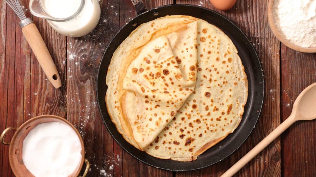 prepation crepes
