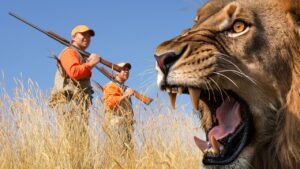 braconniers lions