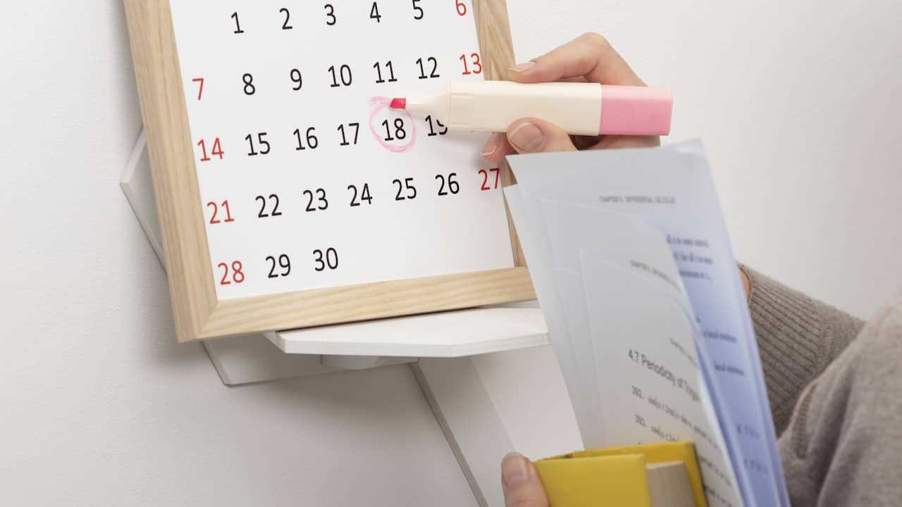 calendrier agenda demission
