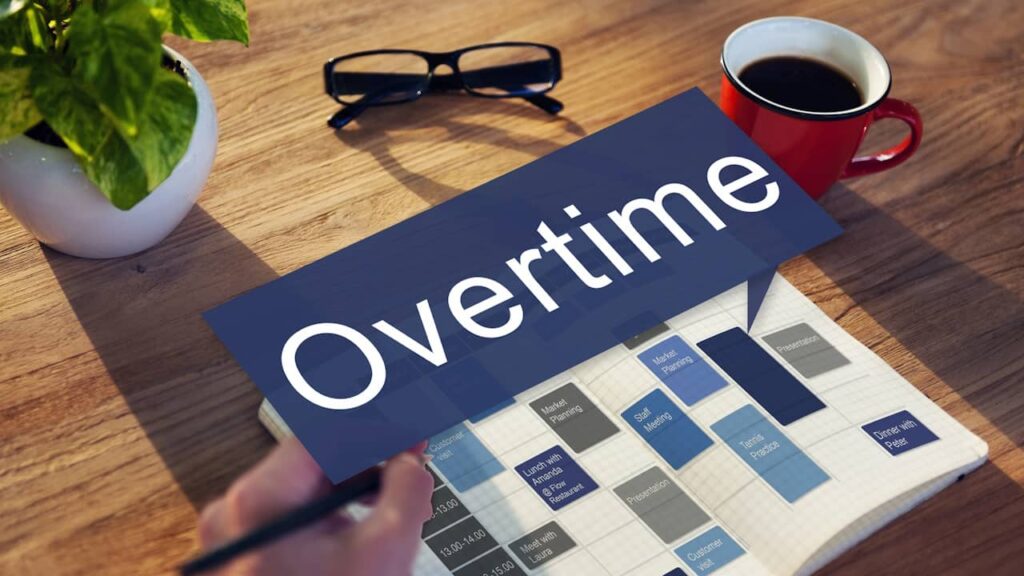 heures supplémentaires overtime