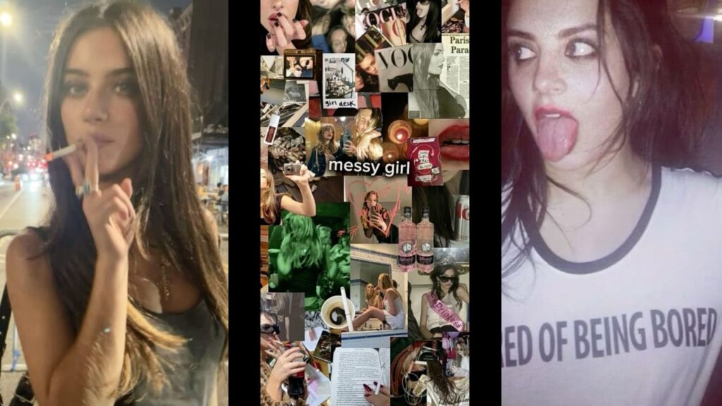 tendance messy girl