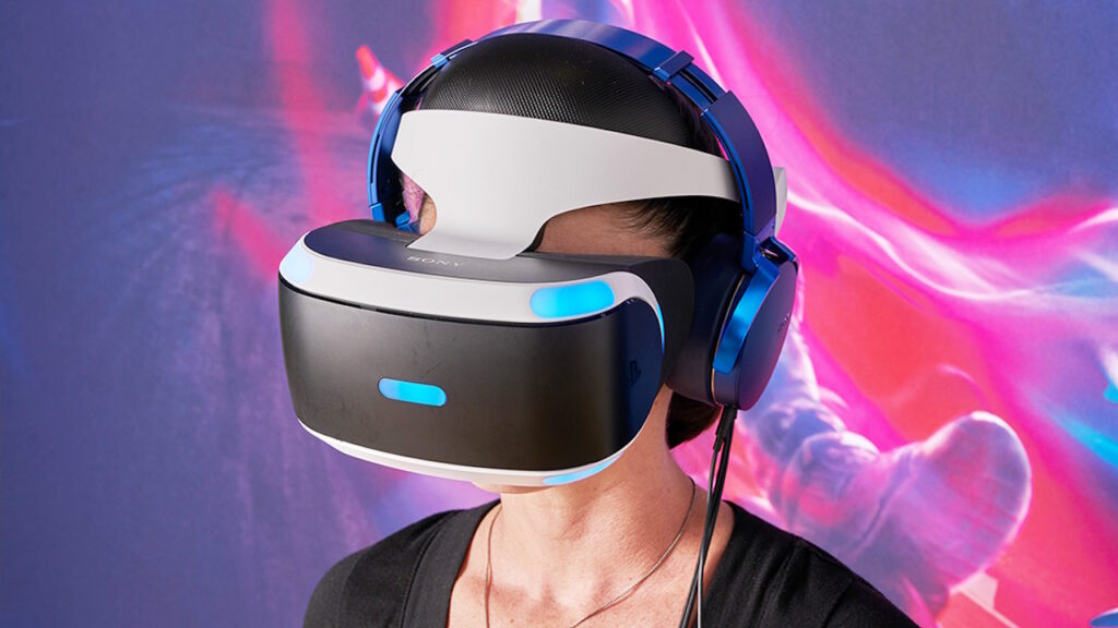 divertissement avec un casque de réalité virtuelle