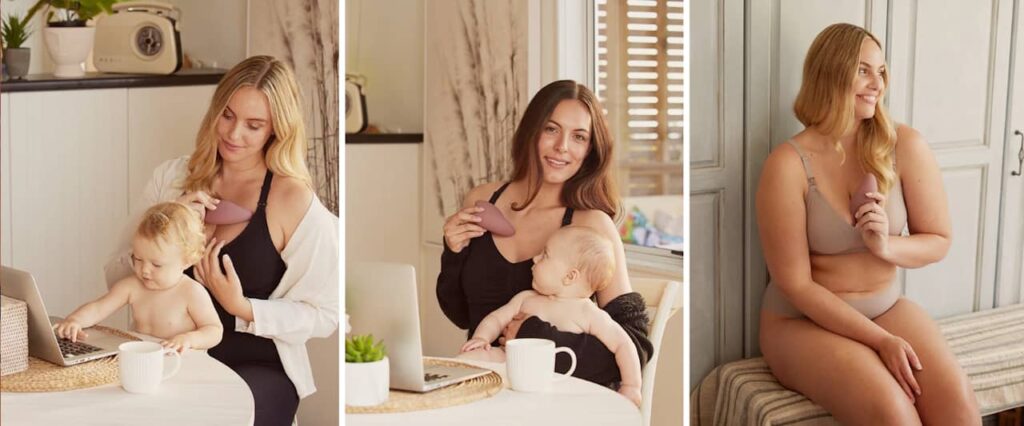 masseur de lactation chauffant vibrant