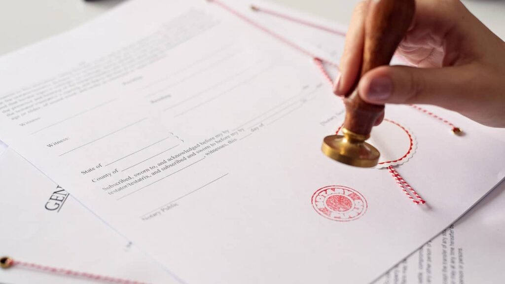 document signature tampon