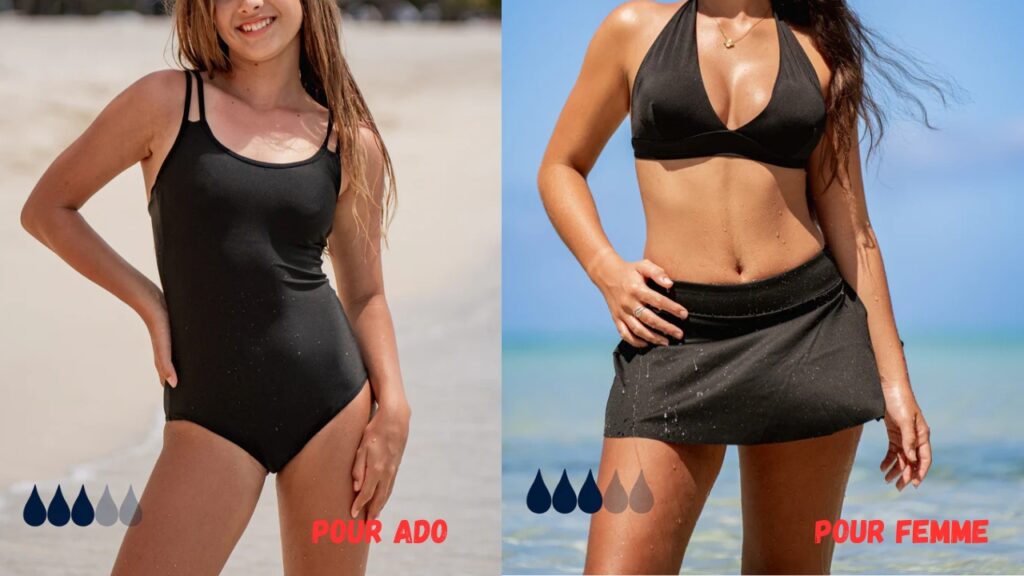 Maillot de bain menstruel femme et adolescente (Sorio)
