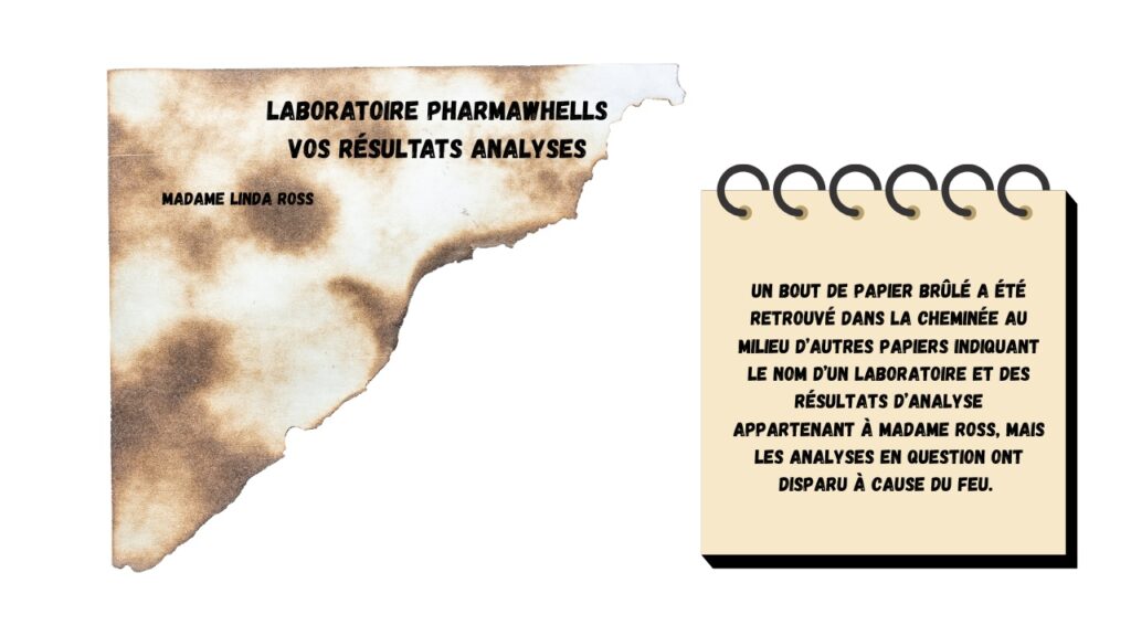 enquete jeu madame ross