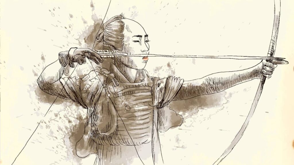 dessin samourai
