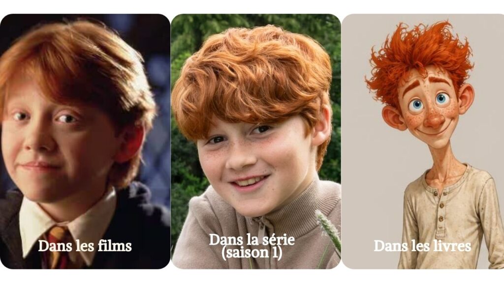 ron films serie livres harry potter