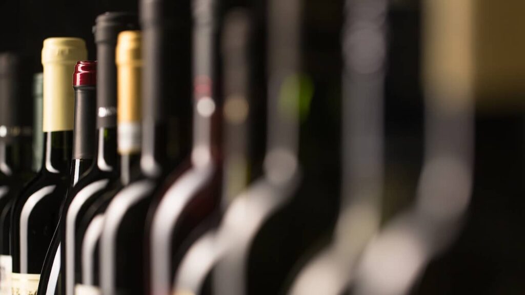 bouteilles vin