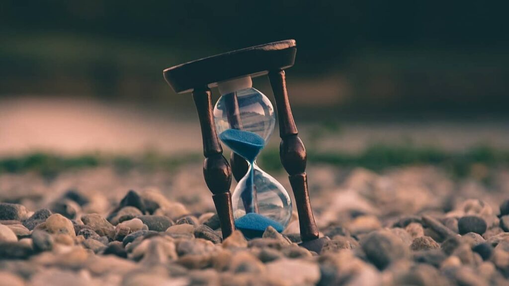 Manquer de temps sablier (1)